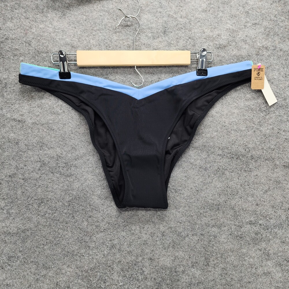 PINK Victoria Secret Bikini Bottom Womens XXL V Front Itsy Black